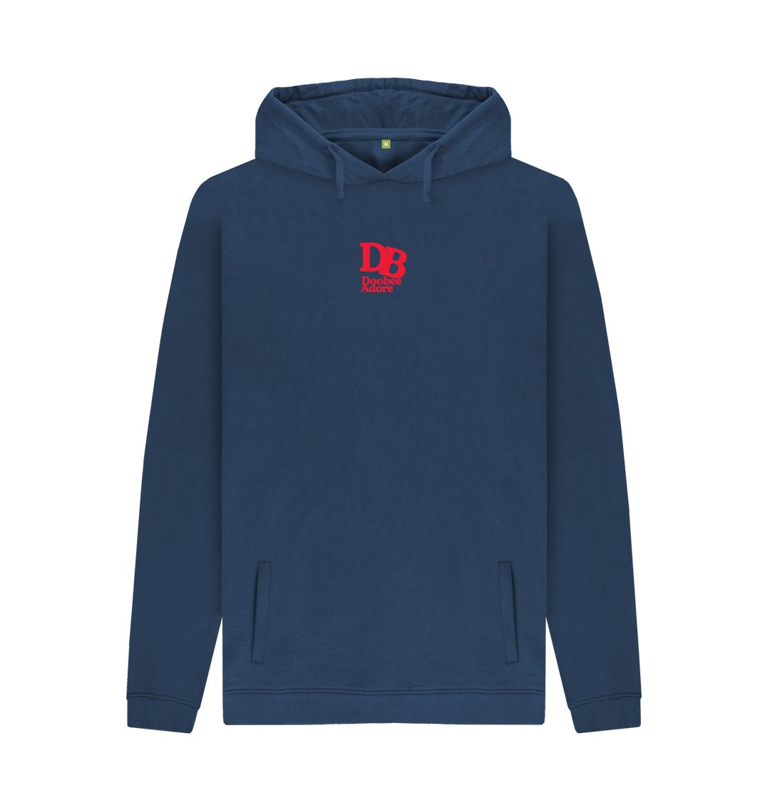 Navy Doobee Adore Loving Yourself Dual Print Hoodie