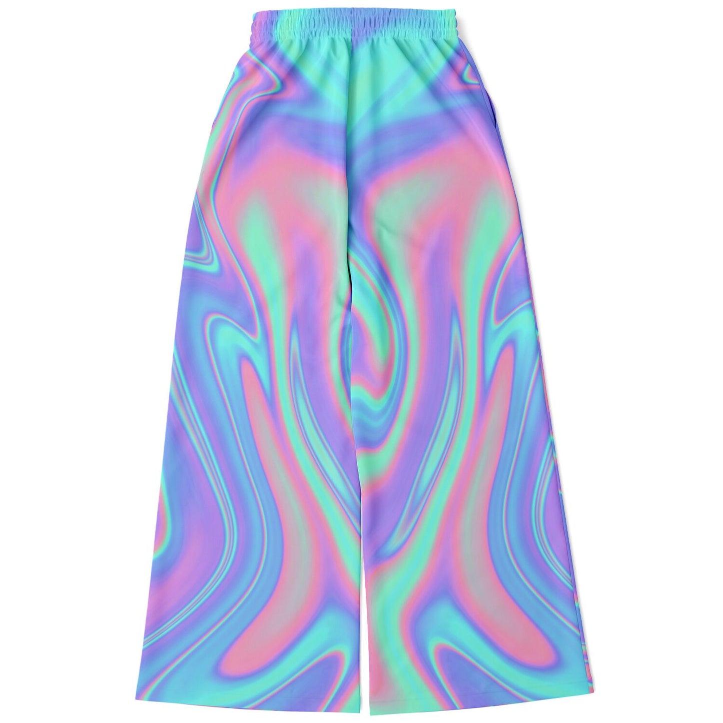 Doobee Adore Holographic Gradient Fashion Flare Jogger