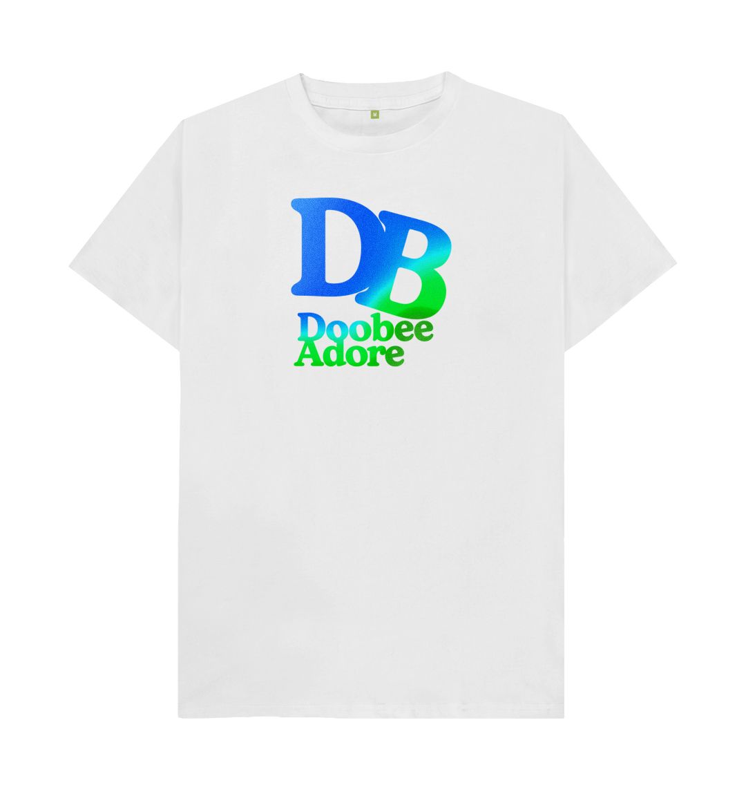 White Doobee Adore Gradient Erth Tee