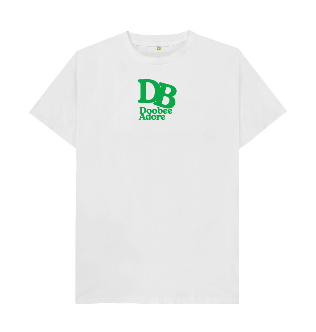 White Doobee Adore Staple Shamrock Green  Tee