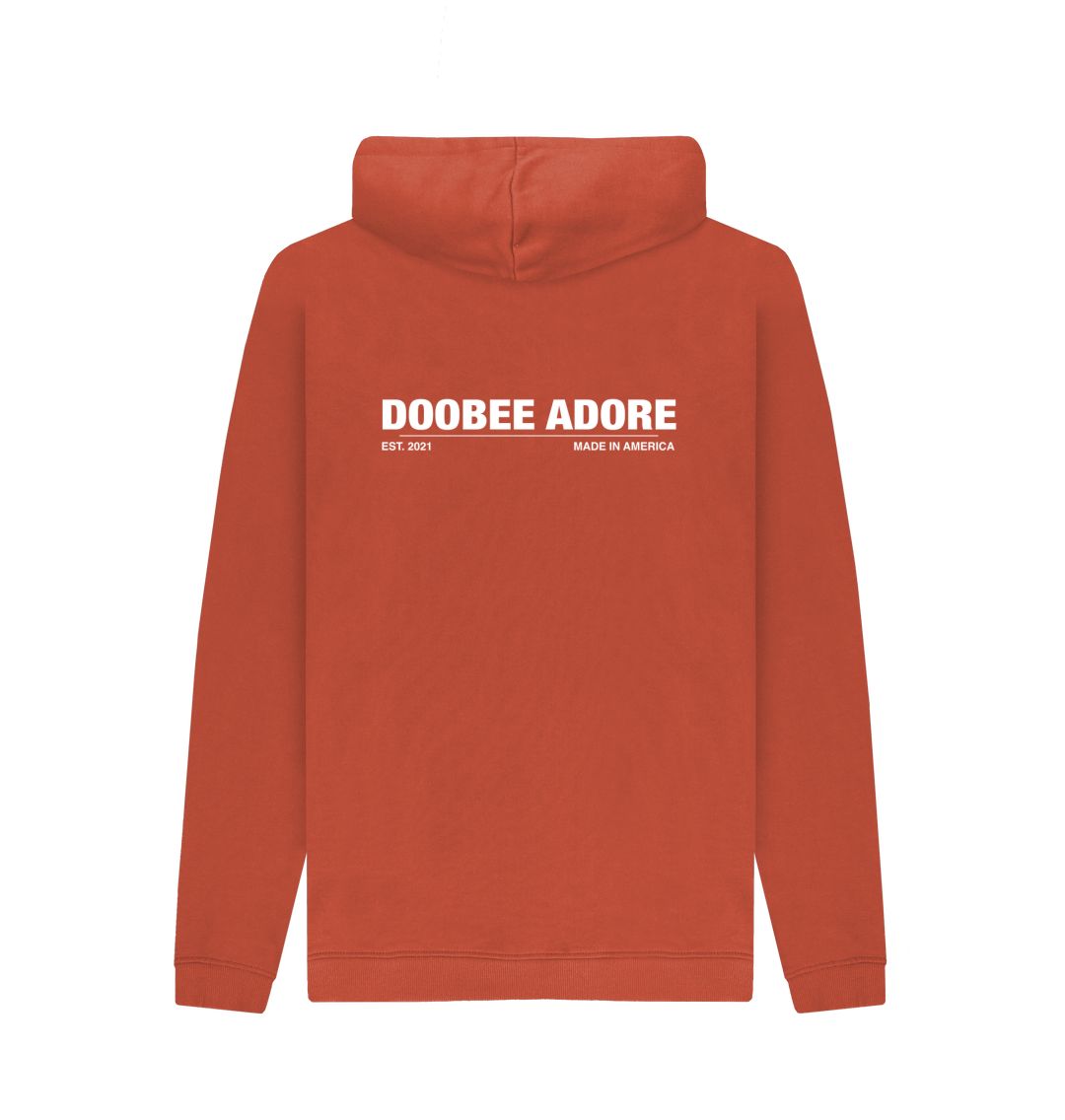Rust Doobee Adore Bold Statement Hoodie