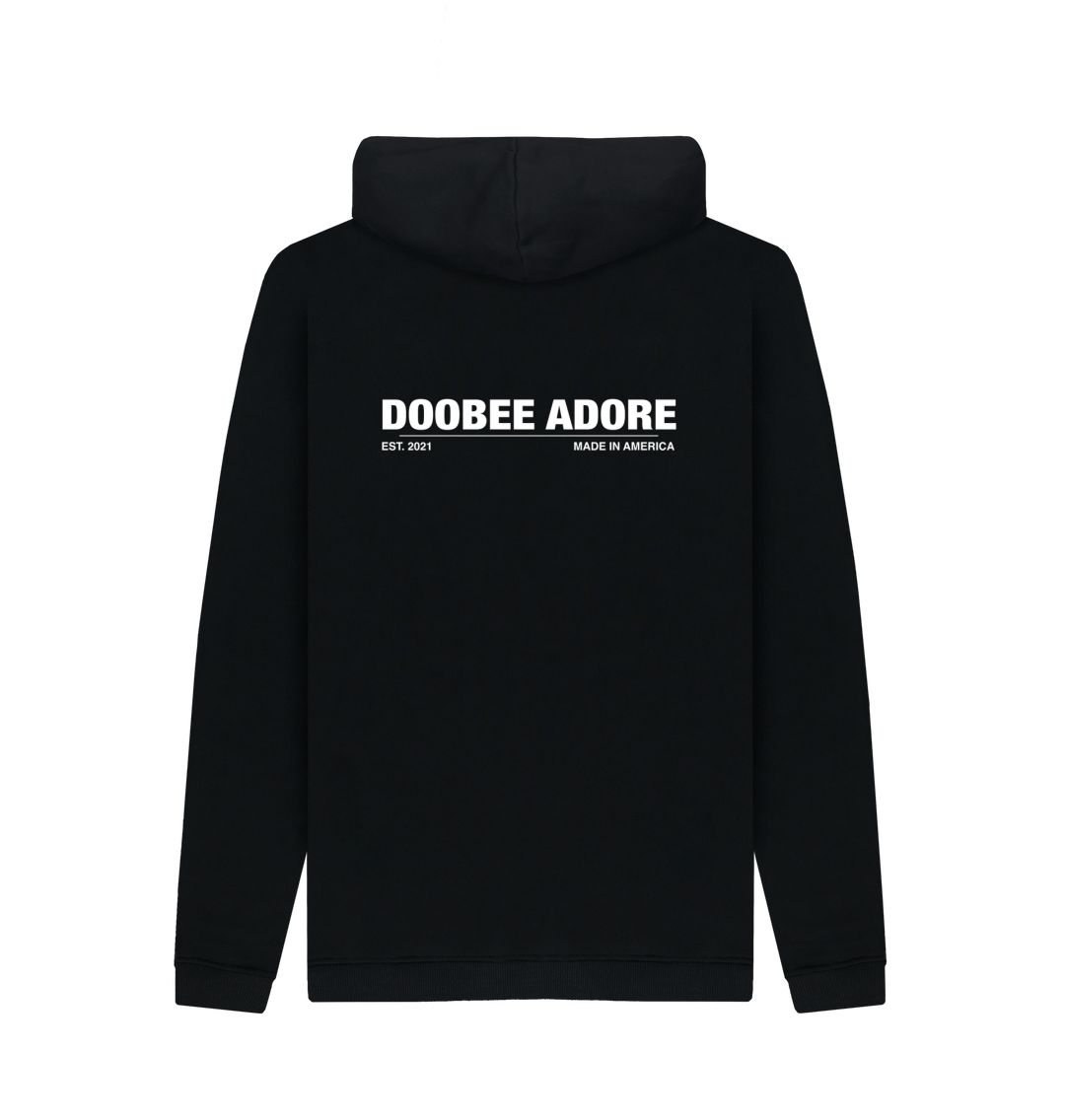 Black Doobee Adore Bold Statement Hoodie
